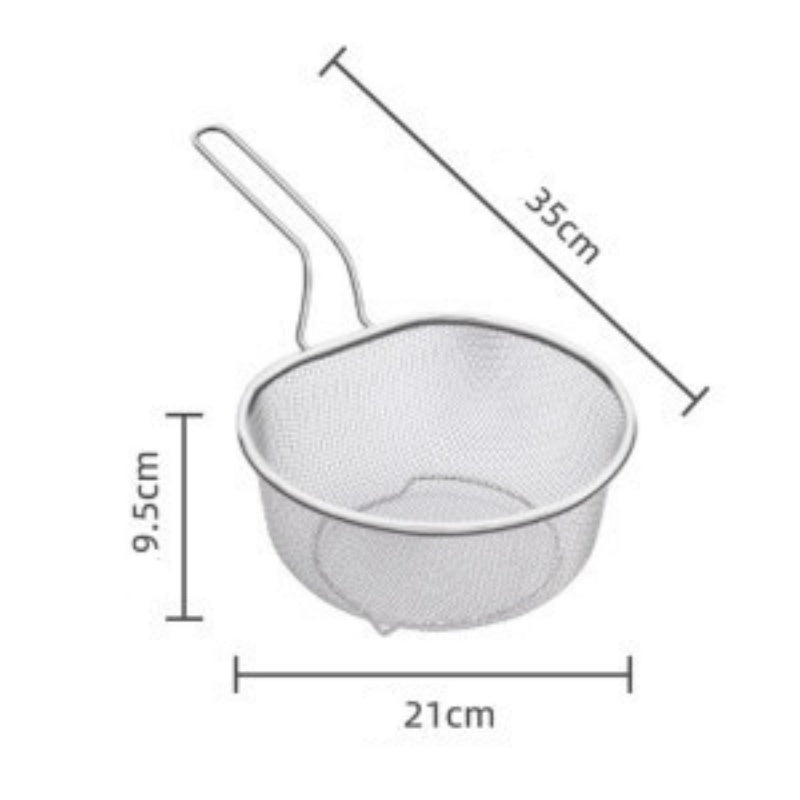 🎉 2026 Sale — Over 36,000 Sold! 💞 Handheld Steel Sieve – No Rust, No Splatter 🍲