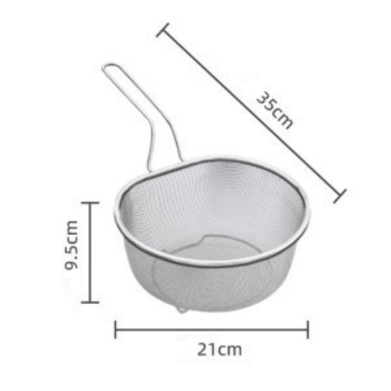 🎉 2026 Sale — Over 36,000 Sold! 💞 Handheld Steel Sieve – No Rust, No Splatter 🍲