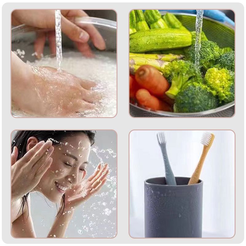 Water purifier for stainless steel household faucets without installation