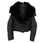 Women's Short-Length Fashionable Warm Fur-Collared Jacket（Icelandic white duck down）