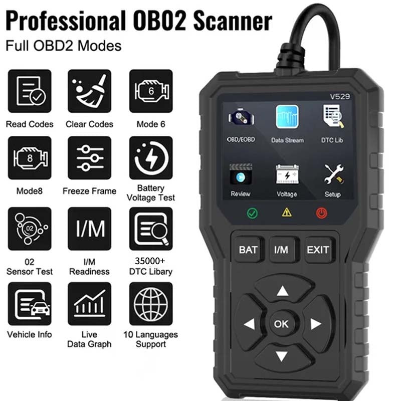 🚗 50% OFF NOW! 🎉 Professional OBD2 Diagnostic Tool – Fast Analysis, Wide Compatibility & User-Friendly 🔍📦