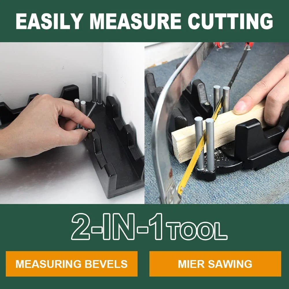 👨‍🔧📐2-in-1 Measuring and Miter Saw Tool