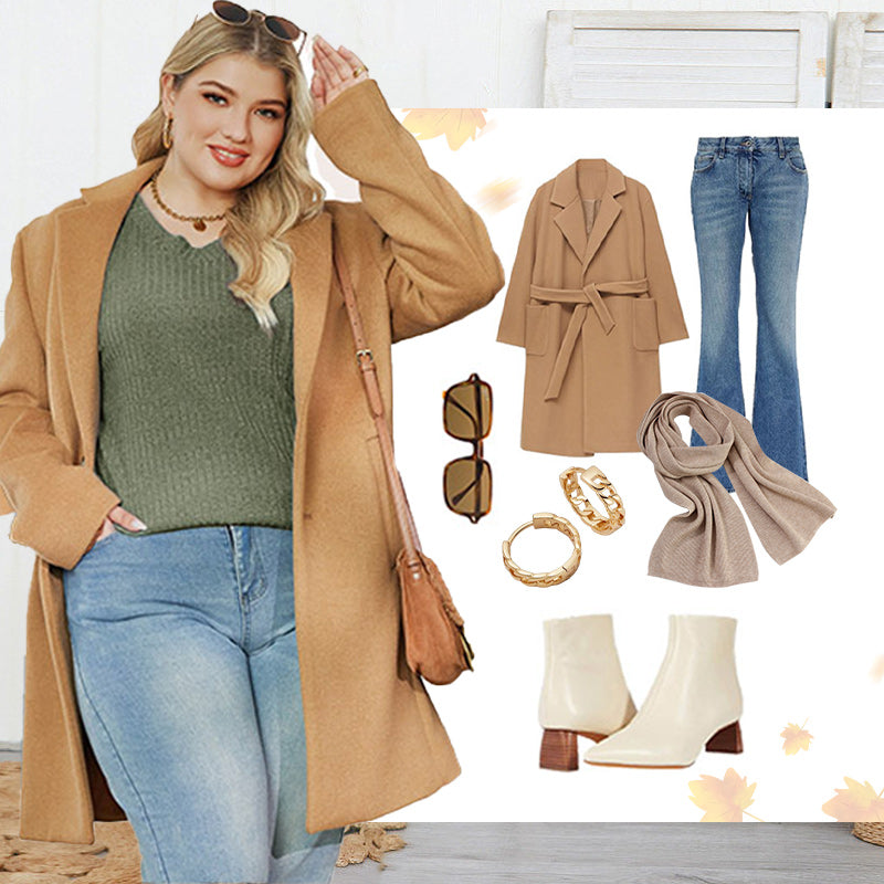 🍂Autumn Hot Sale 50% OFF🔥Women's V Neck Long Sleeve Solid Sweater