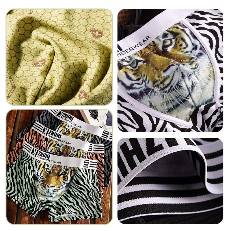 Men's Printed Comfortable Breathable Underwear
