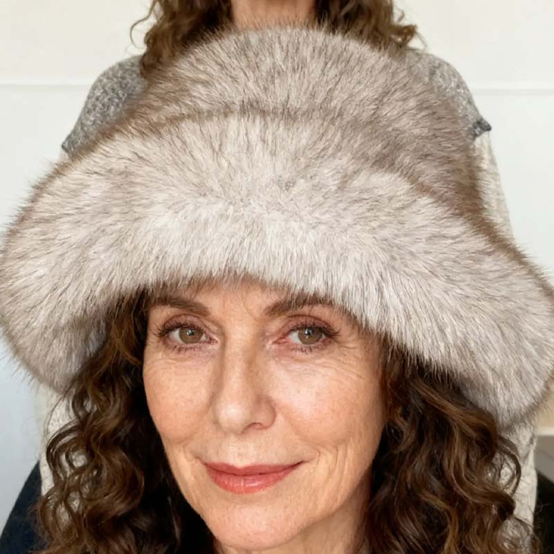Chic Warm Soft Plush Fisherman Hat