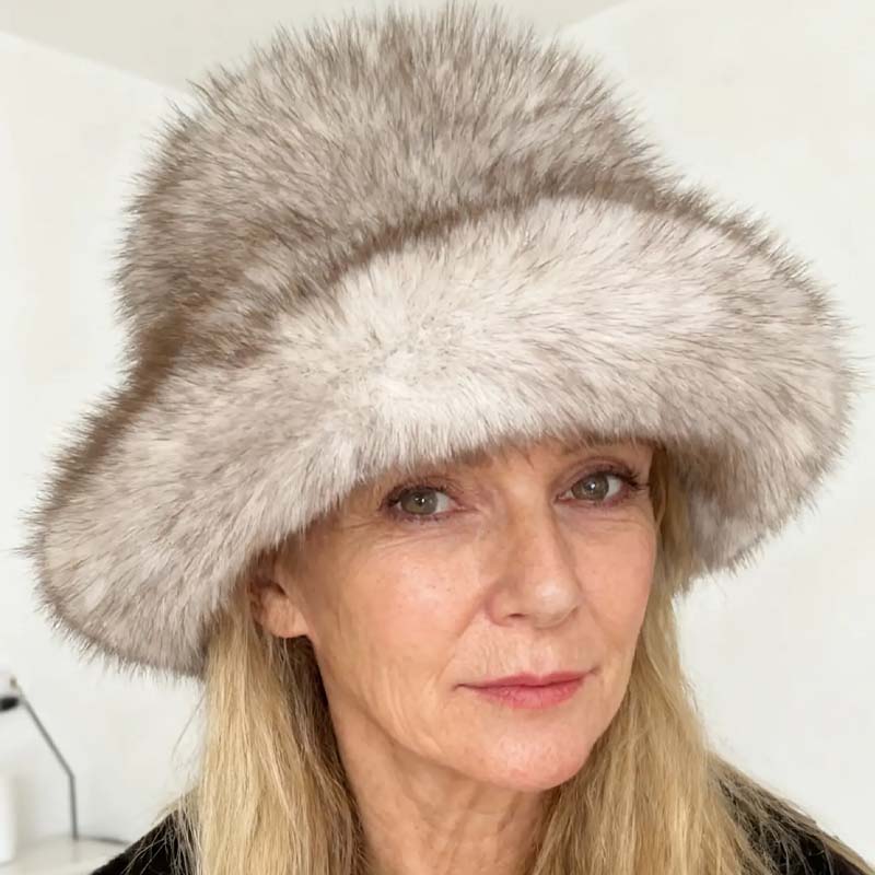 Chic Warm Soft Plush Fisherman Hat