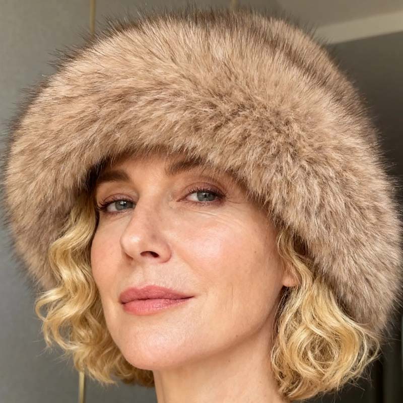 Chic Warm Soft Plush Fisherman Hat