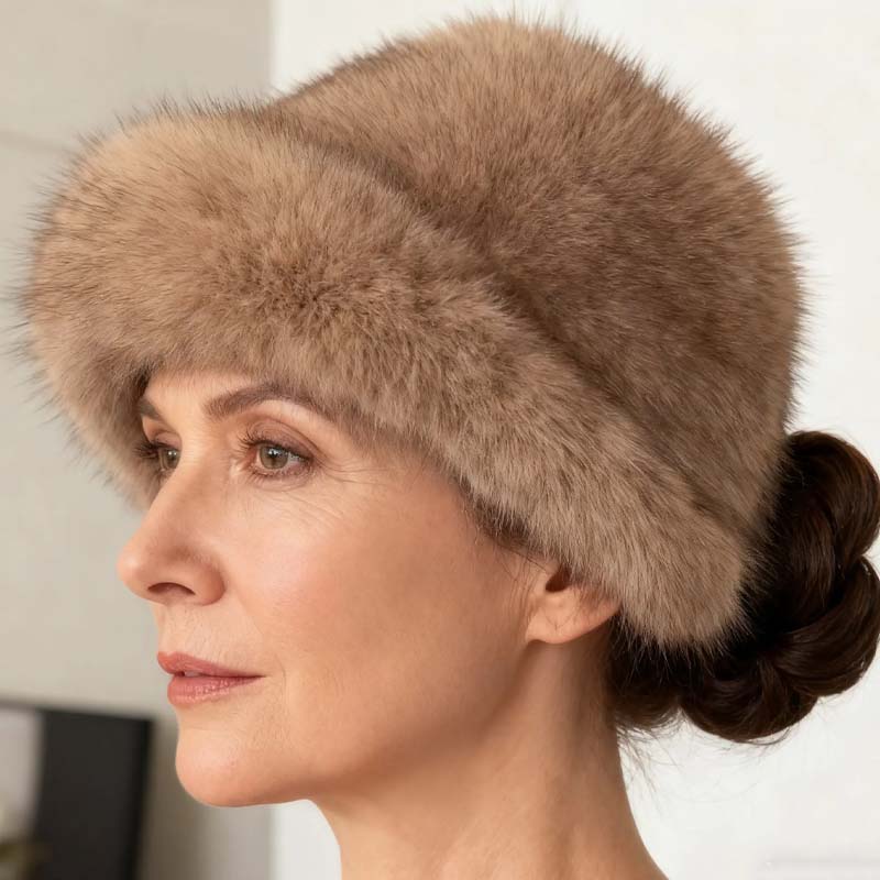 Chic Warm Soft Plush Fisherman Hat