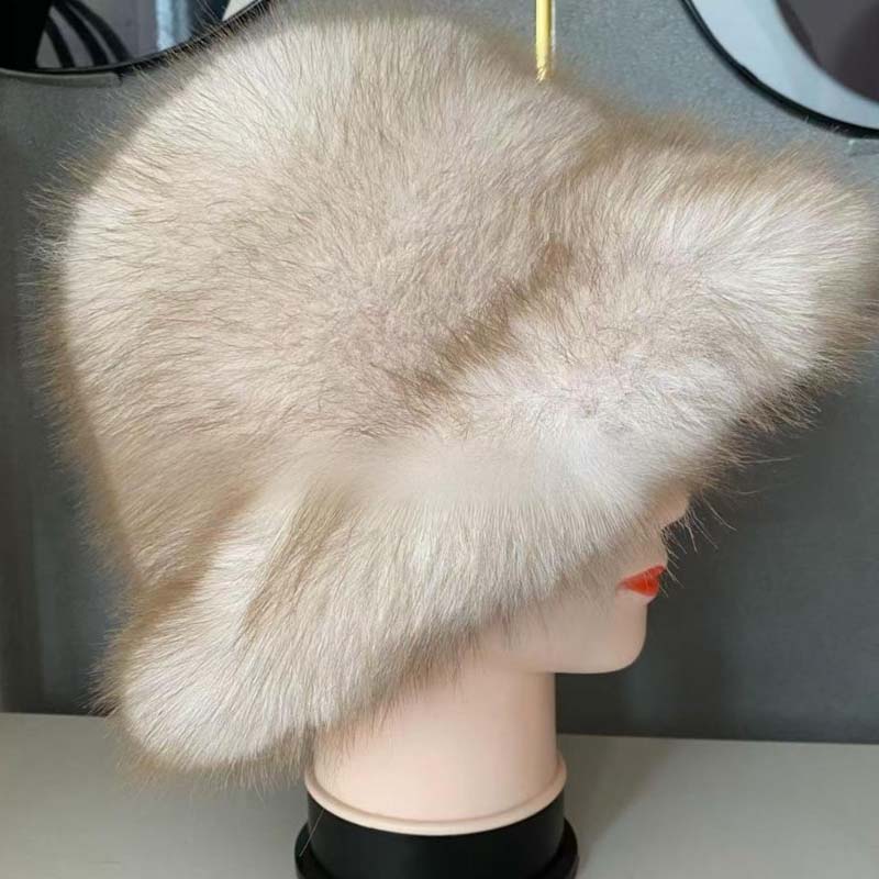 Chic Warm Soft Plush Fisherman Hat
