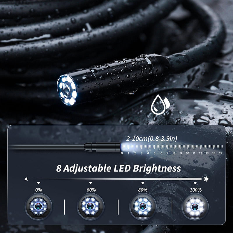 🎉 2026 Sale — Over 21,400 Sold!🔍 4.3" HD Waterproof Endoscope Camera with Light