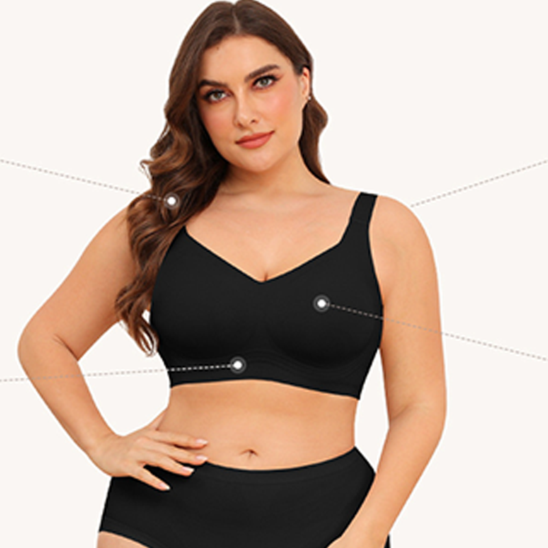 Women's Seamless Full Coverage Wireless Bra