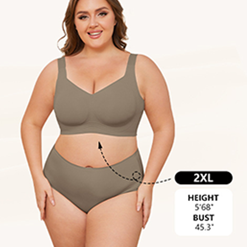 Women's Seamless Full Coverage Wireless Bra