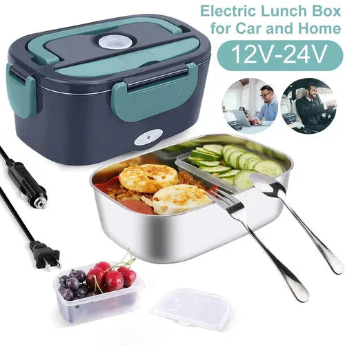 🔥 Hot Sale 50% OFF 🔥2-in-1 Portable Dual Voltage Electric Lunch Box