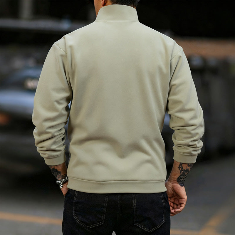 🔥Limited-time offer-Men's Stylish Half Zip Long Sleeve Tops🚀Free Shipping