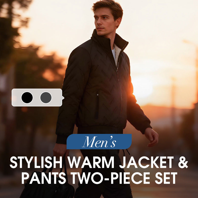 🔥Men's Warmth Jacket Set -👏Jacket + Trousers!