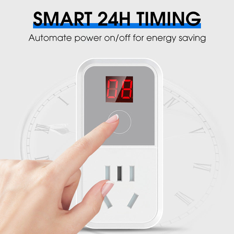 🛡️Digital Display Timer Socket