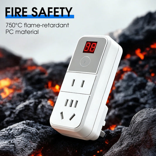 🛡️Digital Display Timer Socket