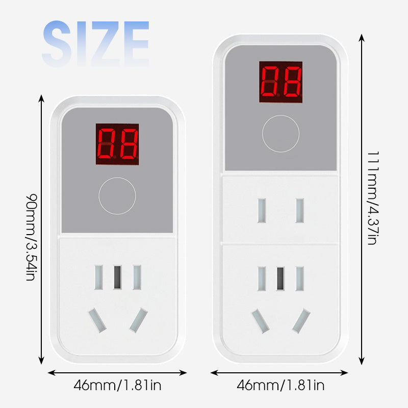 🛡️Digital Display Timer Socket