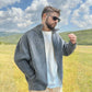 Men's Full Zip Cardigan Sweater