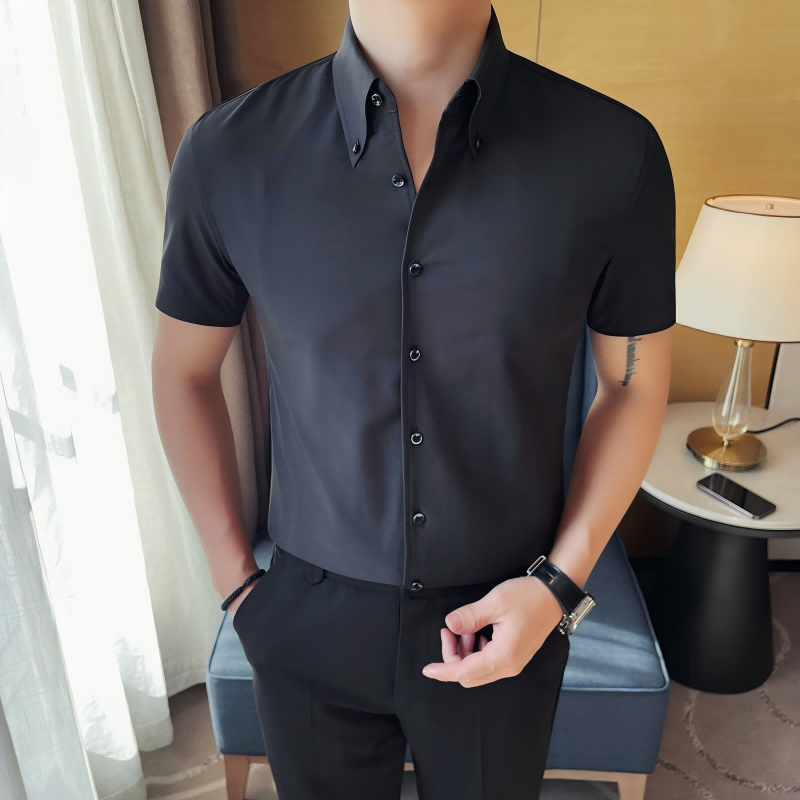 Classic Men's Slim-Fit Long-Sleeve Shirt（50% OFF）