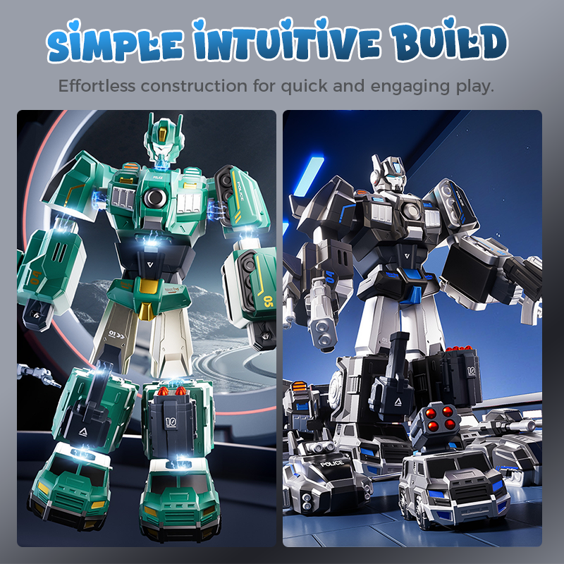 💥 LIMITED TIME OFFER! 🔥9 in 1 Magnetic Transforming Car & Robot Toy