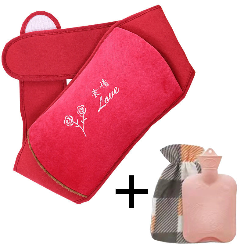 Plush Refillable Hot Water Bottle Belt