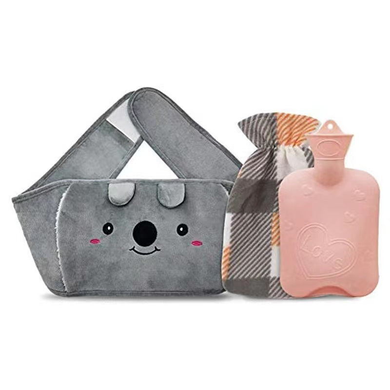 Plush Refillable Hot Water Bottle Belt