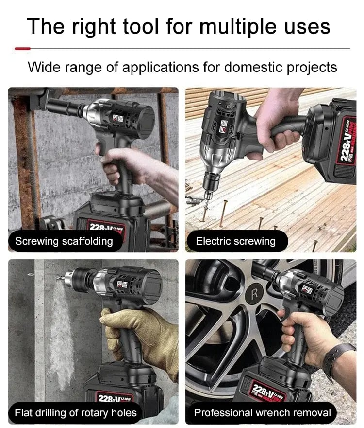 ⚡ Beast Mode Torque | 2026 Brushless Wrench | All-Day Battery Life 🪫❌