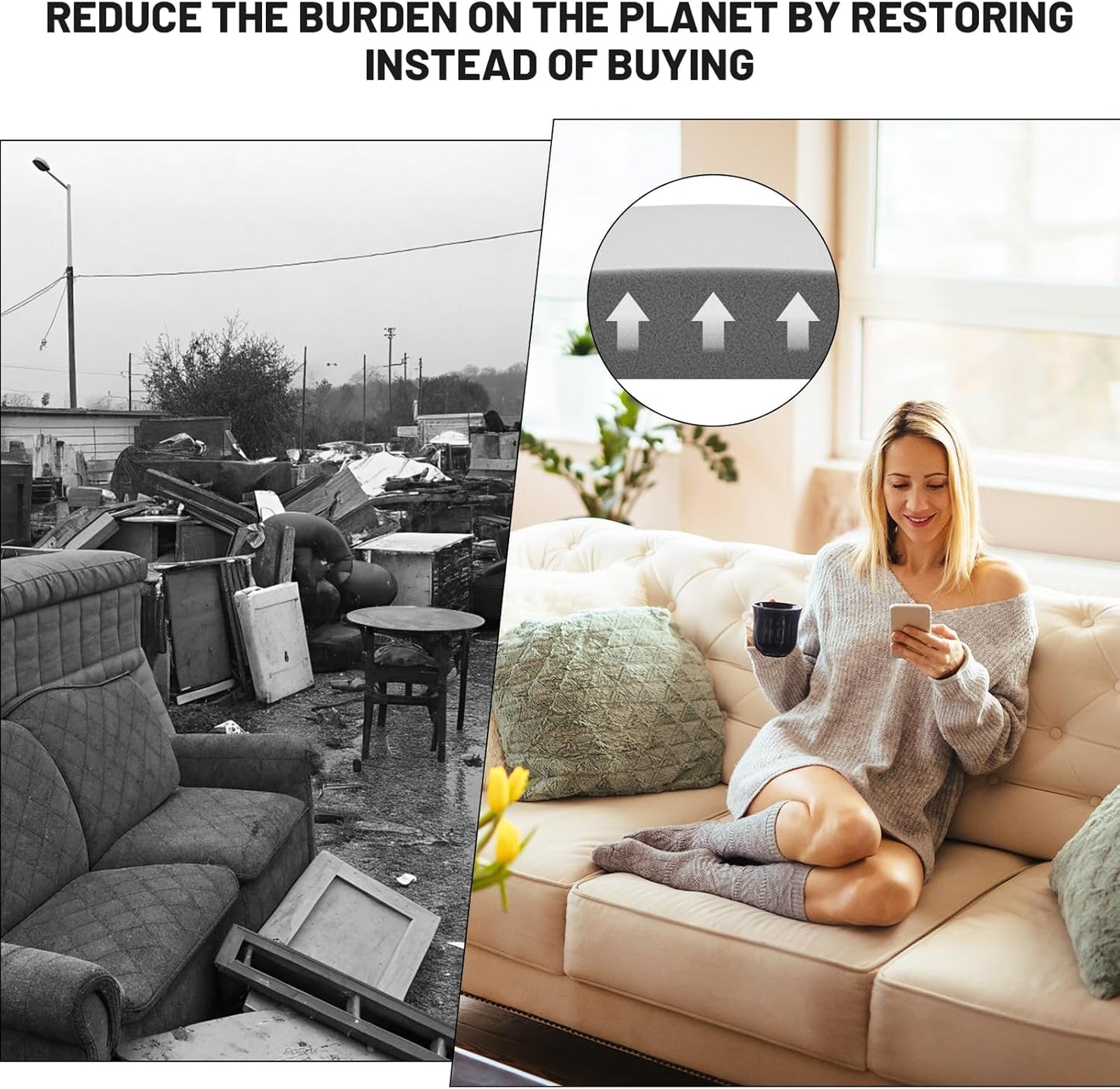 🛋️Couch Cushion Support For Sagging Seat