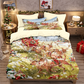 🎄 50% OFF NOW! ✨ Festive Christmas 3-Piece Duvet Cover Set - Soft Brushed Polyester with Holiday Patterns for Cozy Seasonal Decor 🛏️❤️