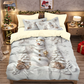 🎄 50% OFF NOW! ✨ Festive Christmas 3-Piece Duvet Cover Set - Soft Brushed Polyester with Holiday Patterns for Cozy Seasonal Decor 🛏️❤️