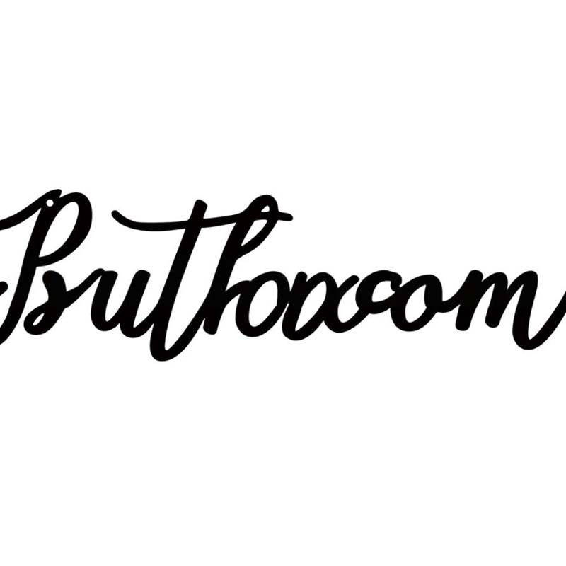 🔥Black Metal Sign Wall Art Decoration