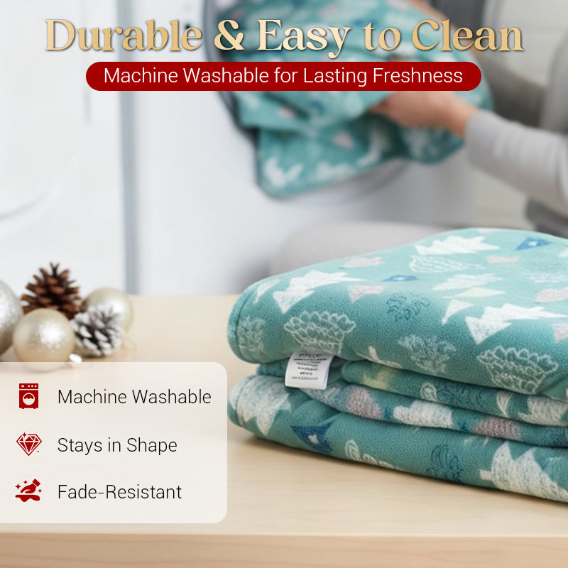 Cozy Christmas Throw Blanket