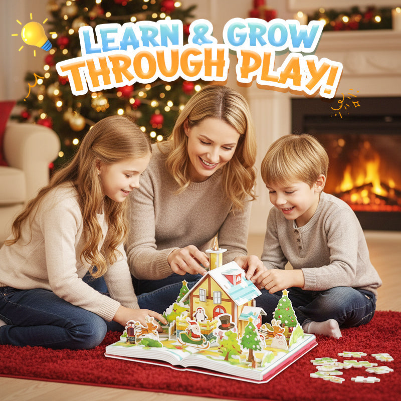 🎁Christmas Limited-Time Offer - 50% Off🧩3D DIY Christmas Puzzle Kit