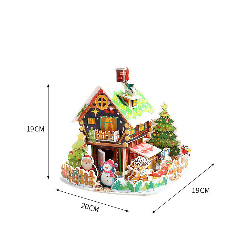 🎁Christmas Limited-Time Offer - 50% Off🧩3D DIY Christmas Puzzle Kit