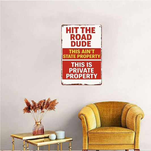 🔥Buy 2 Get 1 Free🔥Metal Sign for Private Property Decor