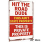 🔥Buy 2 Get 1 Free🔥Metal Sign for Private Property Decor