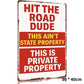 🔥Buy 2 Get 1 Free🔥Metal Sign for Private Property Decor