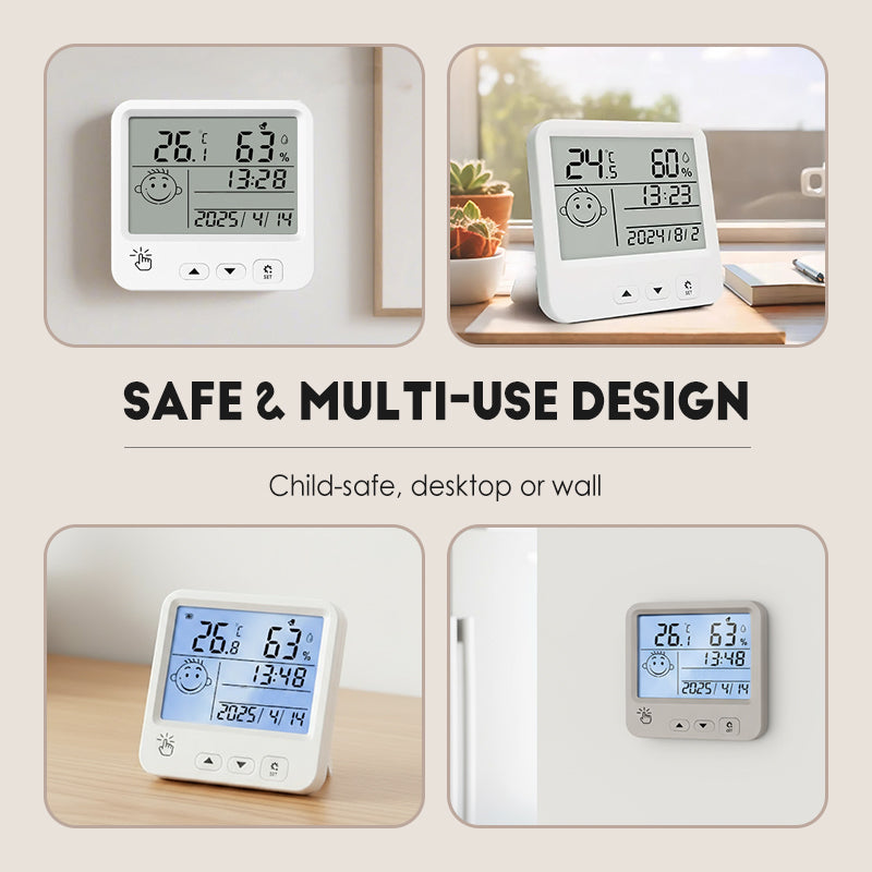 Smart Digital Desktop Hygrometer Thermometer