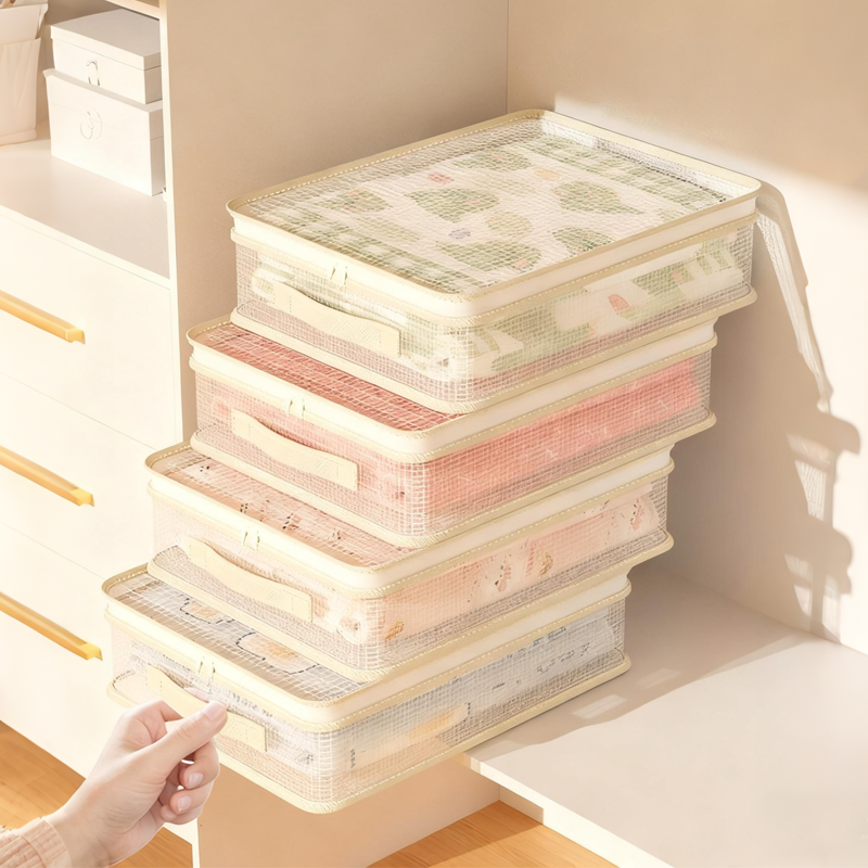 ✨LAST DAY PROMOTION - 50%OFF✨See-Through Closet Organizer Storage Bags – Clear View & Dust-Proof, Perfect for Clothes/Bedding!