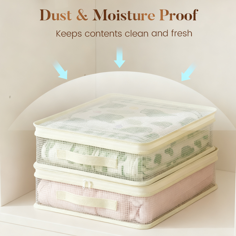 ✨LAST DAY PROMOTION - 50%OFF✨See-Through Closet Organizer Storage Bags – Clear View & Dust-Proof, Perfect for Clothes/Bedding!