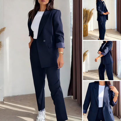 ⏳Time-Limited Special⏰Women's Classic Blazer & Pants 2-Piece Set