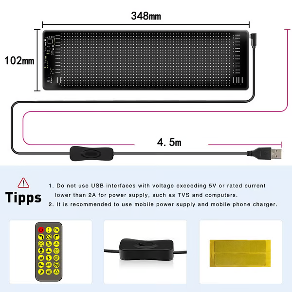 🔥Hot Sale 49% OFF🎁Colorful Eye Lamp Soft Screen for Car Windows