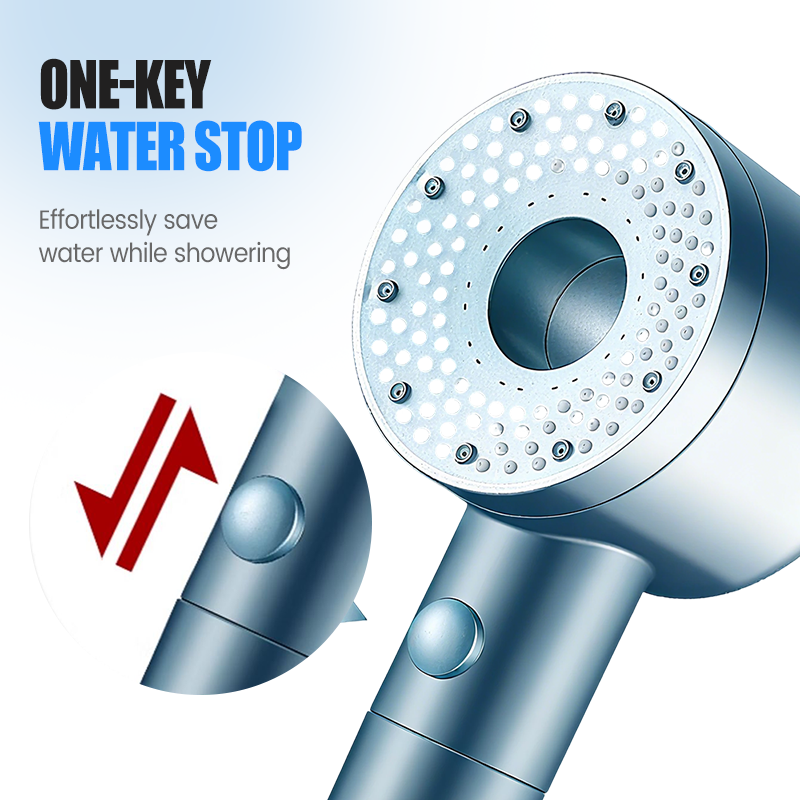 🚿Multifunctional Shower Head for Massage & Skin Care