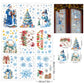 ⚡BLACK FLASH SALE❄️☃️Christmas-Themed Glittering Window Stickers 9 PCS Set🎁