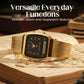 Retro Style Square Face Multifunction Watch