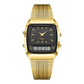 Retro Style Square Face Multifunction Watch