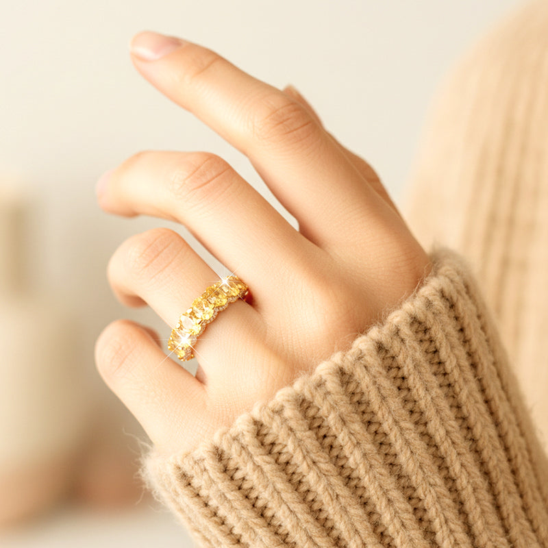 ✨Full Circle Sparkling Zircon Fashion Ring