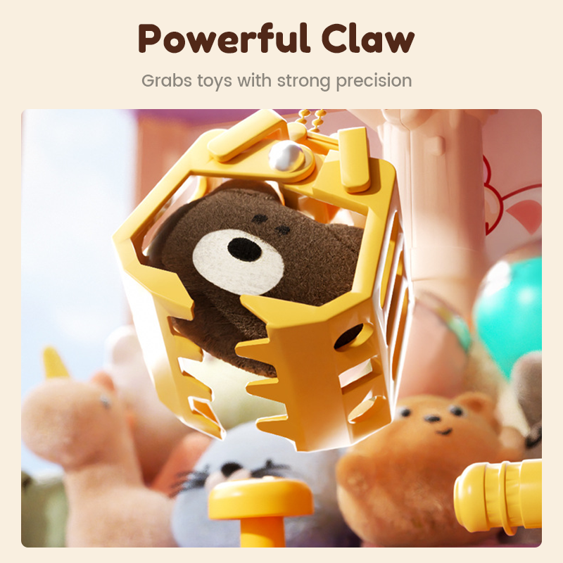 🔥Christmas Limited-Time Offer: 50% OFF!!!💝 Adorable Animal Claw Machine (Includes Plushies and Capsule Toys)🔥 Free Delivery