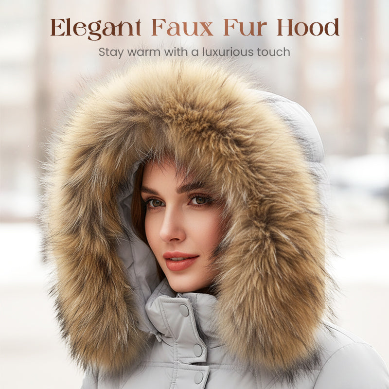 🎁Meet Christmas 50% OFF🎄|Women's Windproof Quilted Long Winter Coat